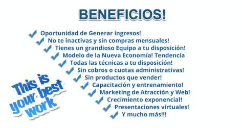 Beneficios y Oportunidad!