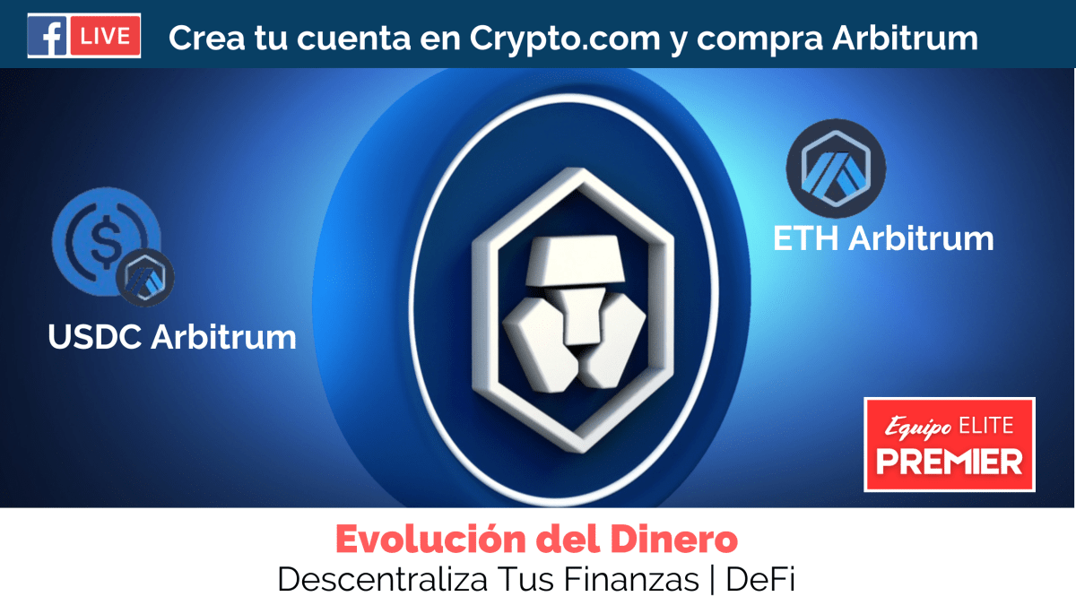 😎 Guía completa: crear tu cuenta en Crypto.com, comprar ETH Arbitrum y enviarlo a tu wallet para tener USDC y ETH de la red de Arbitrum